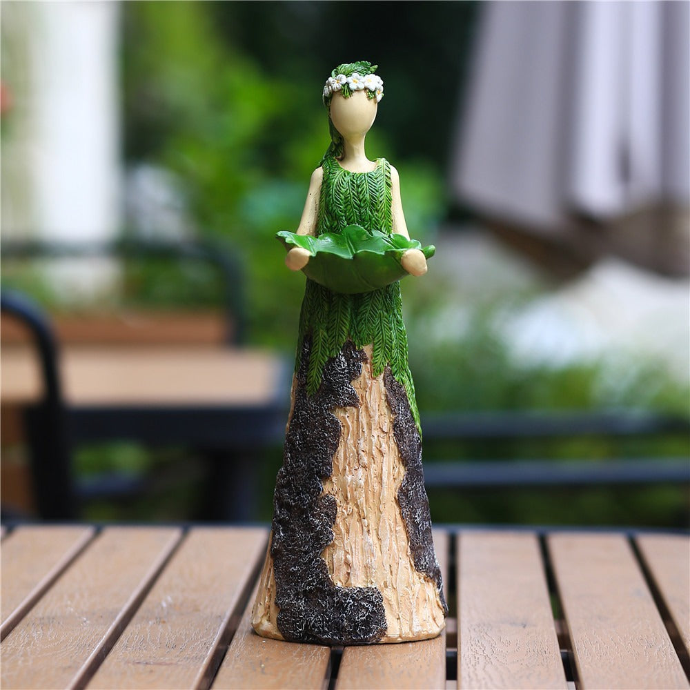 Forest flower fairy tabletop decoration ornaments