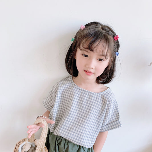 Children's cotton leprosy short sleeved shirt - SkyeDragon Gifts