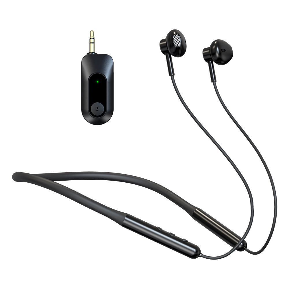 Wireless Monitoring Headset Net Red Vibrato Live Broadcast Noise Reduction Hanging Neck Sound Card Dedicated Anchor With Goods Ear Back Bluetooth Headset - SkyeDragon Gifts