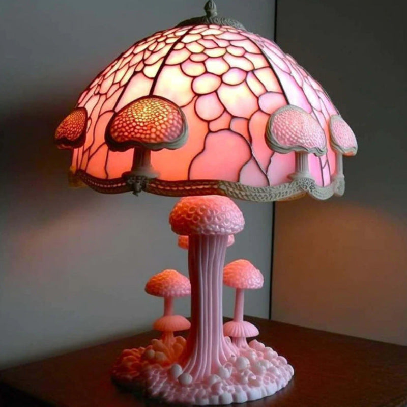 Magic Illusion Mushroom Lamp Decoration Decoration Decoration Home USB Connection Light Bulb Design Mushroom Dark Decoration - SkyeDragon Gifts