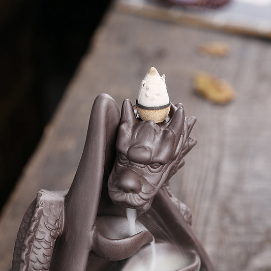 Chinese Style Chinese Dragon Backflow Incense Burner Home Decoration Creative Large Dragon Backflow Incense Burner Craft Gift - SkyeDragon Gifts