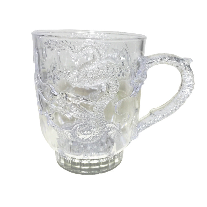 Luminous Cup Dragon Cup Creative Acrylic Shines Upon Entering Water, Senses Colorful Luminous Colorful Beer Cup Luminous Cup - SkyeDragon Gifts