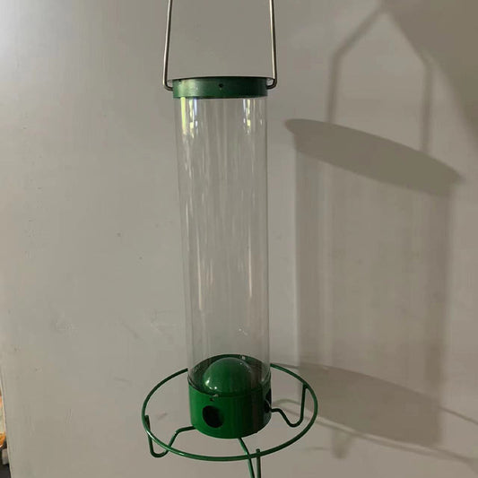 Squirrel-Proof Spinning Bird Feeder, Hanging Weight-Activated Seed Dispenser