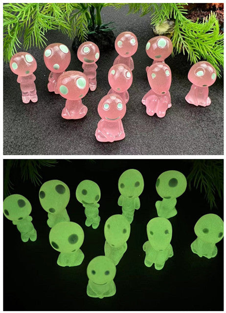 Glow Alien Plush Toy Tree Sprite Creative Miniature Landscape Fluorescent Ghost Princess Fluorescent Stone Nightlight Decor - SkyeDragon Gifts