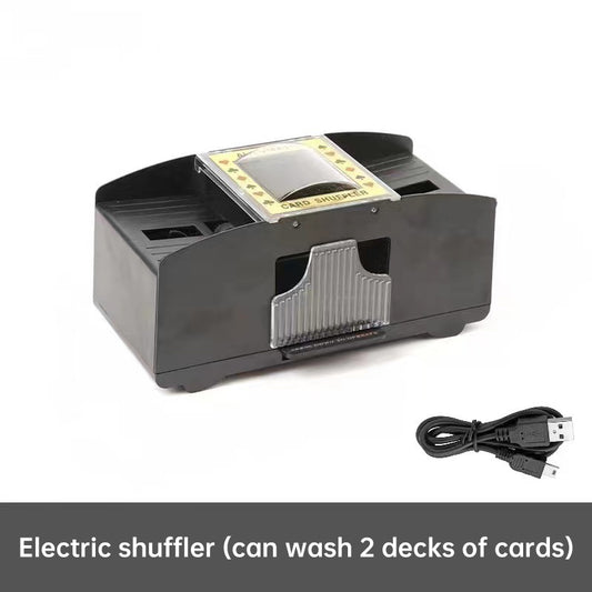 3 - sec Silent ABS Card Shuffler for Games , silent, made of ABS. For poker, board and family games. - SkyeDragon Gifts
