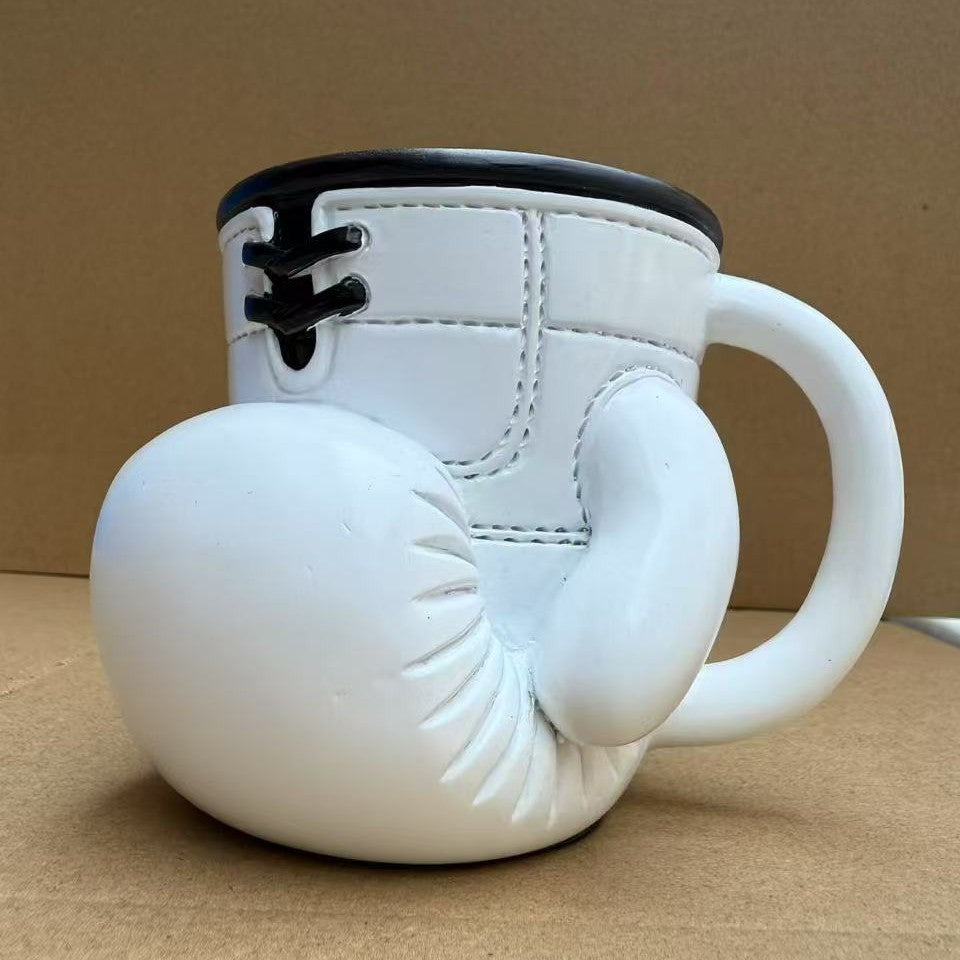 Boxing Glove Mug Stainless Steel Coffee Mug Retro Style for Boxing Enthusiasts - SkyeDragon Gifts
