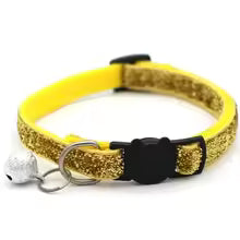 Adjustable Colorful Cat Collar with Bell for Pets - SkyeDragon Gifts