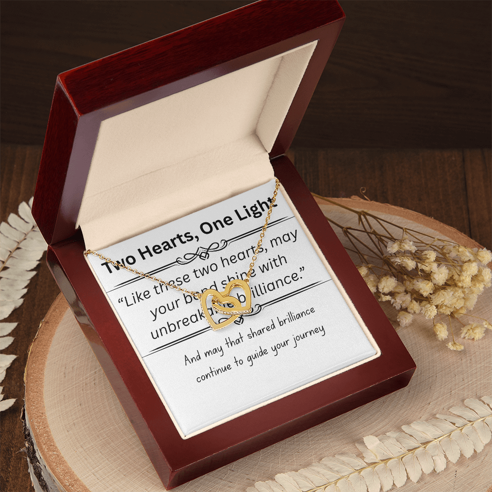 Romantic-Interlocking Hearts-Necklace