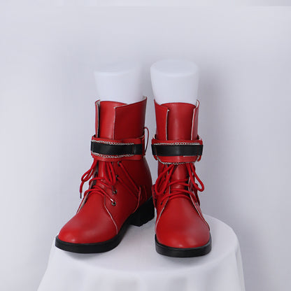 Final Fantasy Tifa Lockhart Cosplay Shoes Anime Chinese Style Halloween for men Game - SkyeDragon Gifts