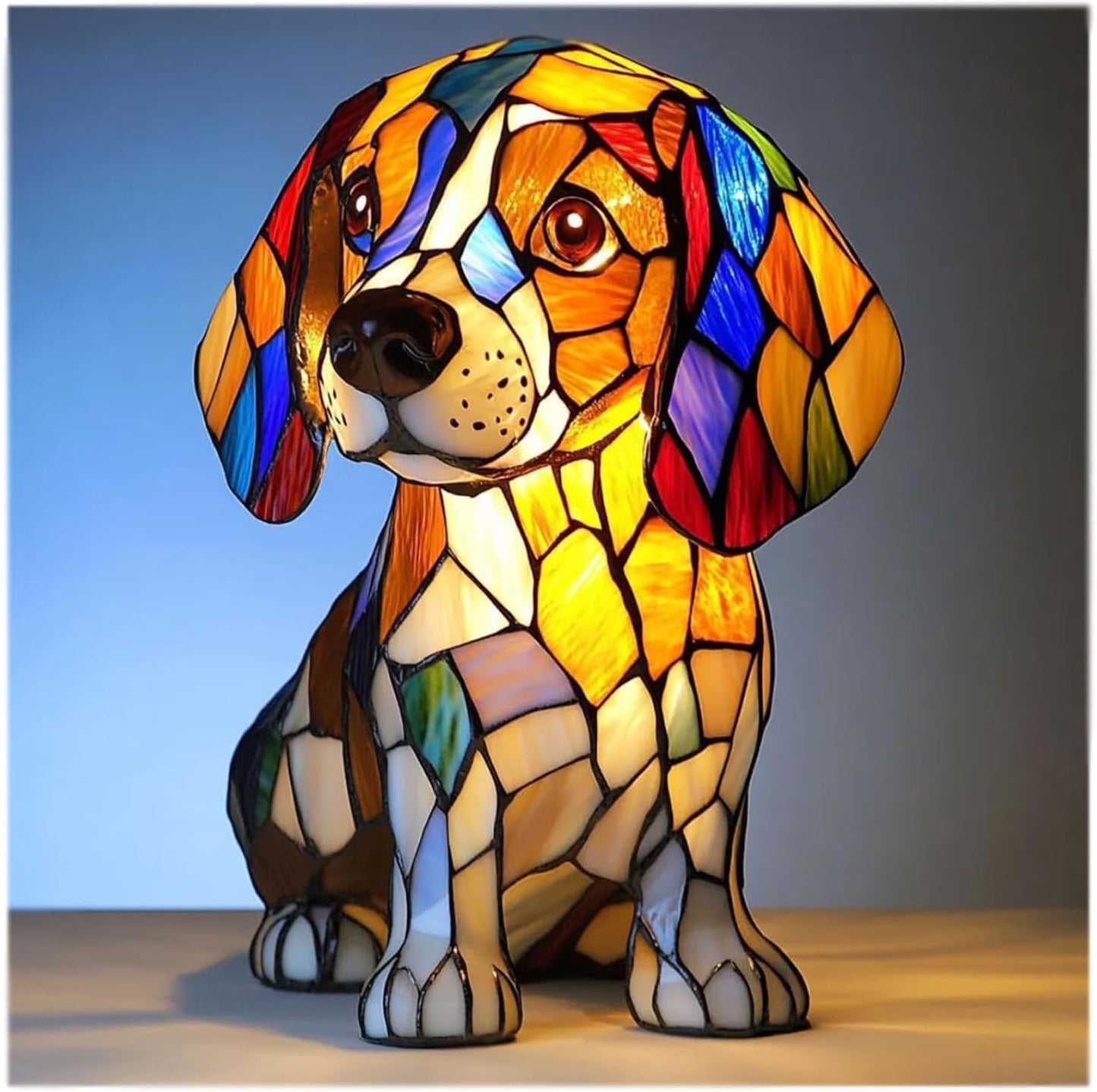Dachshund Lamp - Bigfoot Lamp Resin Statue LED Decorative Light - SkyeDragon Gifts