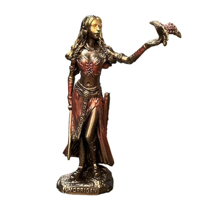 Goddess Holding Eagle Statue Resin Mythology Home Decor Gift