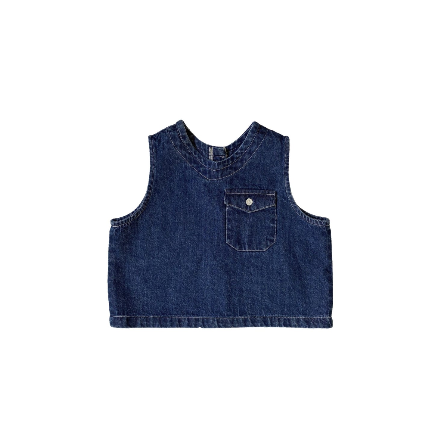 Sleeveless soft denim vest - SkyeDragon Gifts