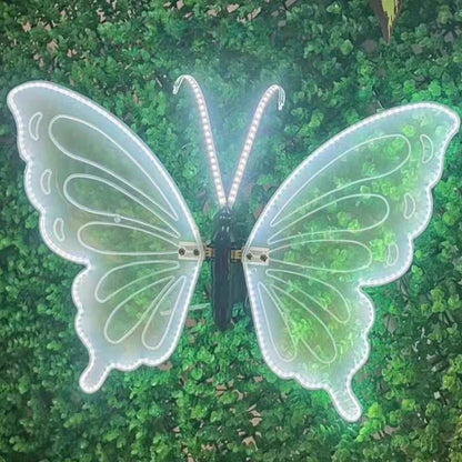 Automatic Fluttering Butterfly Lights with Realistic Wings | LED Fairy Decor for Wedding & Party