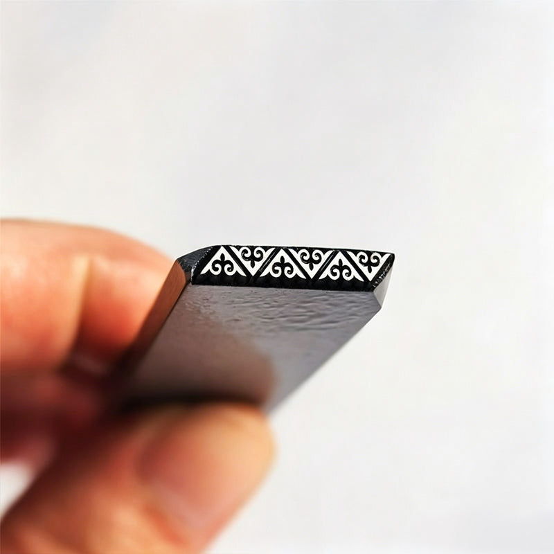 Delicate Lace Edge Metal Stamp | Jewelry Maker’s Hole Punch for Custom Ring & Bracelet Marking | Romantic Floral Texture Tool - SkyeDragon Gifts