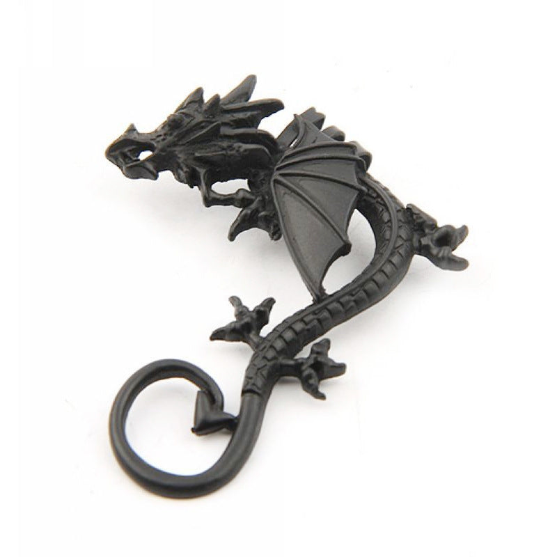 New Earrings Popular New Personality Punk Style Earrings Without Ear Holes Exaggerated Dragon Ear Clip Earrings - SkyeDragon Gifts