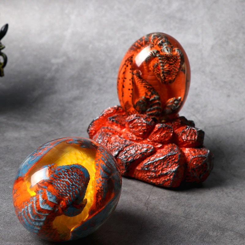 Dinosaur Egg Hot Harry Potter Souvenir Game of Thrones Glowing Lava Dragon Egg Resin Ornament - SkyeDragon Gifts