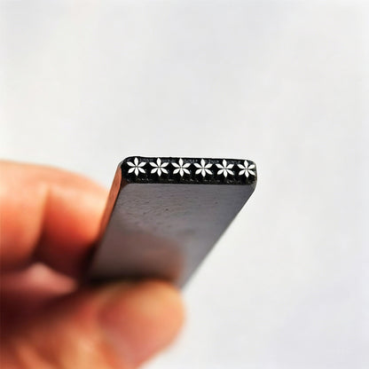 Delicate Lace Edge Metal Stamp | Jewelry Maker’s Hole Punch for Custom Ring & Bracelet Marking | Romantic Floral Texture Tool - SkyeDragon Gifts