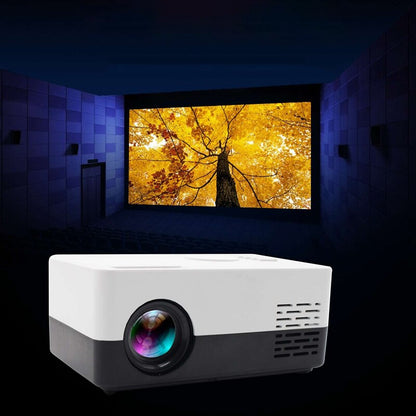 J15 1080P HD Projector Mini LED Projector Handheld Movie Beamer for Video Games Smart Home Theater Media Player US Plug - SkyeDragon Gifts