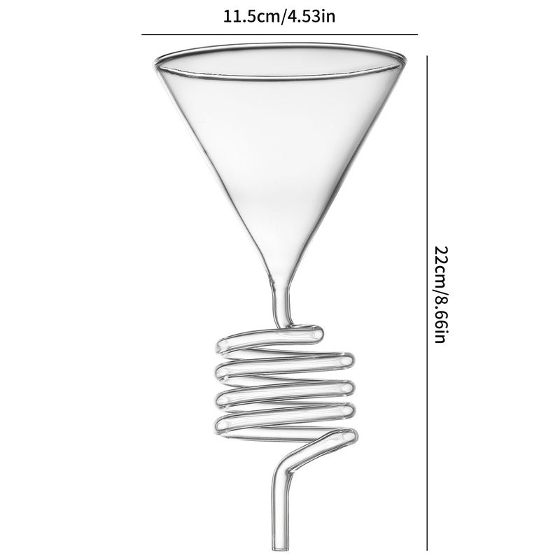 Spiral Cooling Pour Over Coffee Dripper Stand And Filter Holder