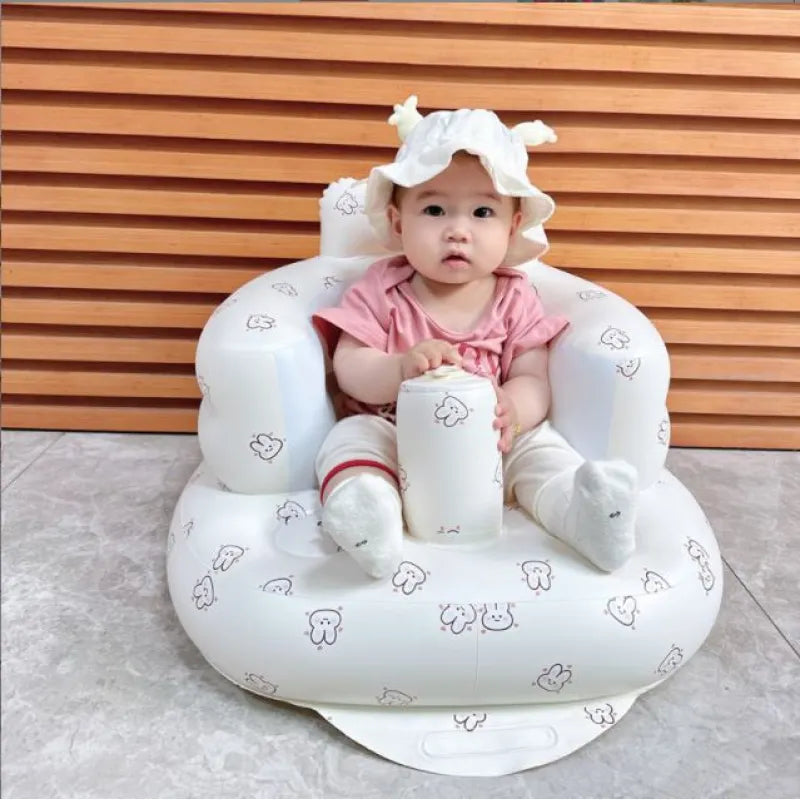 Inflatable Baby Chair — Safe & Supportive Seat for Dining & Bath (6–24 Months) - SkyeDragon Gifts
