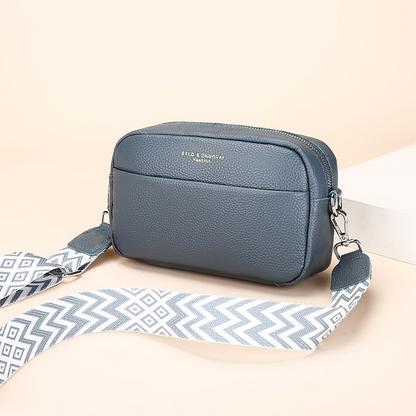 Women's First Layer Leather Crossbody Bag – Minimalist One-Shoulder Handbag - SkyeDragon Gifts