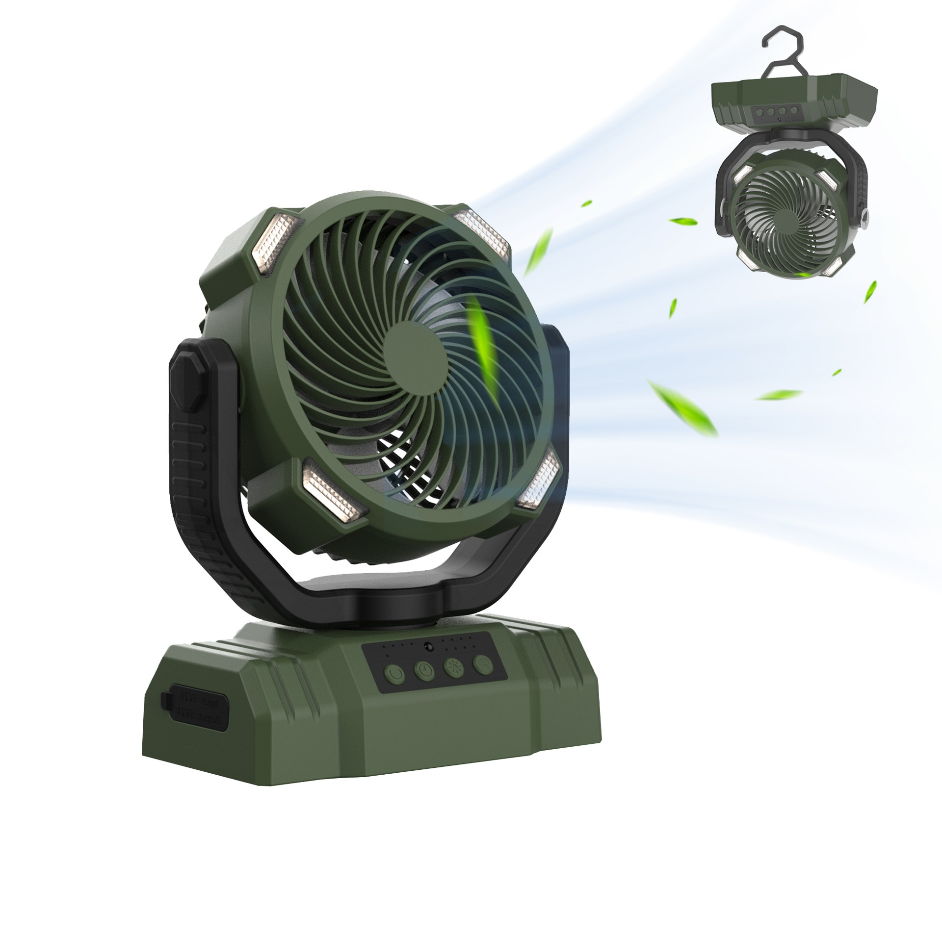 Outdoor Household Power Bank LED Light Camping Fan - SkyeDragon Gifts