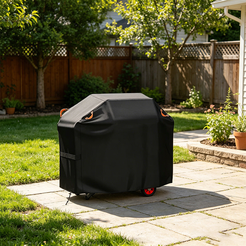 210D Waterproof BBQ Grill Cover, Heavy Duty Windproof Dustproof Cover for Gas, Charcoal, Electric Grills - SkyeDragon Gifts