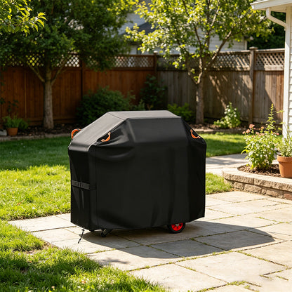 210D Waterproof BBQ Grill Cover, Heavy Duty Windproof Dustproof Cover for Gas, Charcoal, Electric Grills - SkyeDragon Gifts