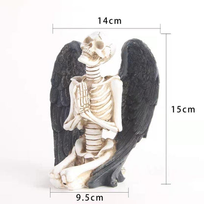 Angel Wing Skull Crafts Personalized Resin Skull Ornament