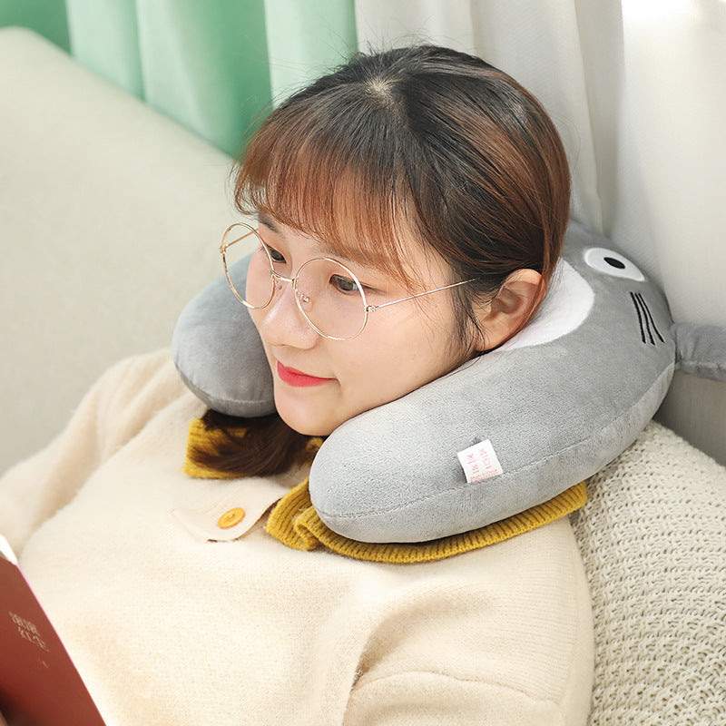 U-shaped Neck Pillow Travel Car Portable Office Nap Pillow for Neck Support - SkyeDragon Gifts