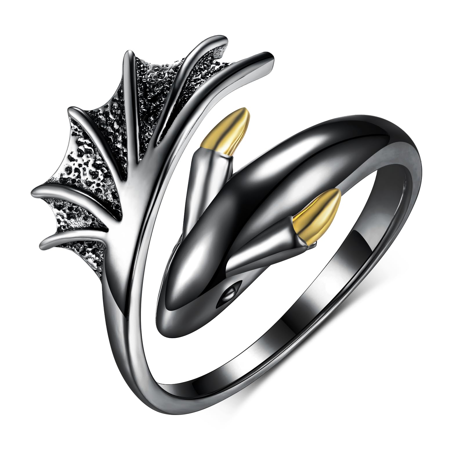 Daixiya Mystical Dragon 925 Silver Ring - SkyeDragon Gifts