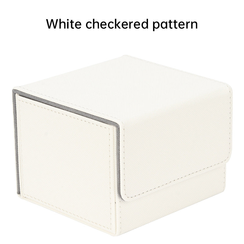 Magnetic Trading Card Storage Box - 100 Card Capacity (Sleeved), Waterproof & Stain Proof Collectors Case - SkyeDragon Gifts