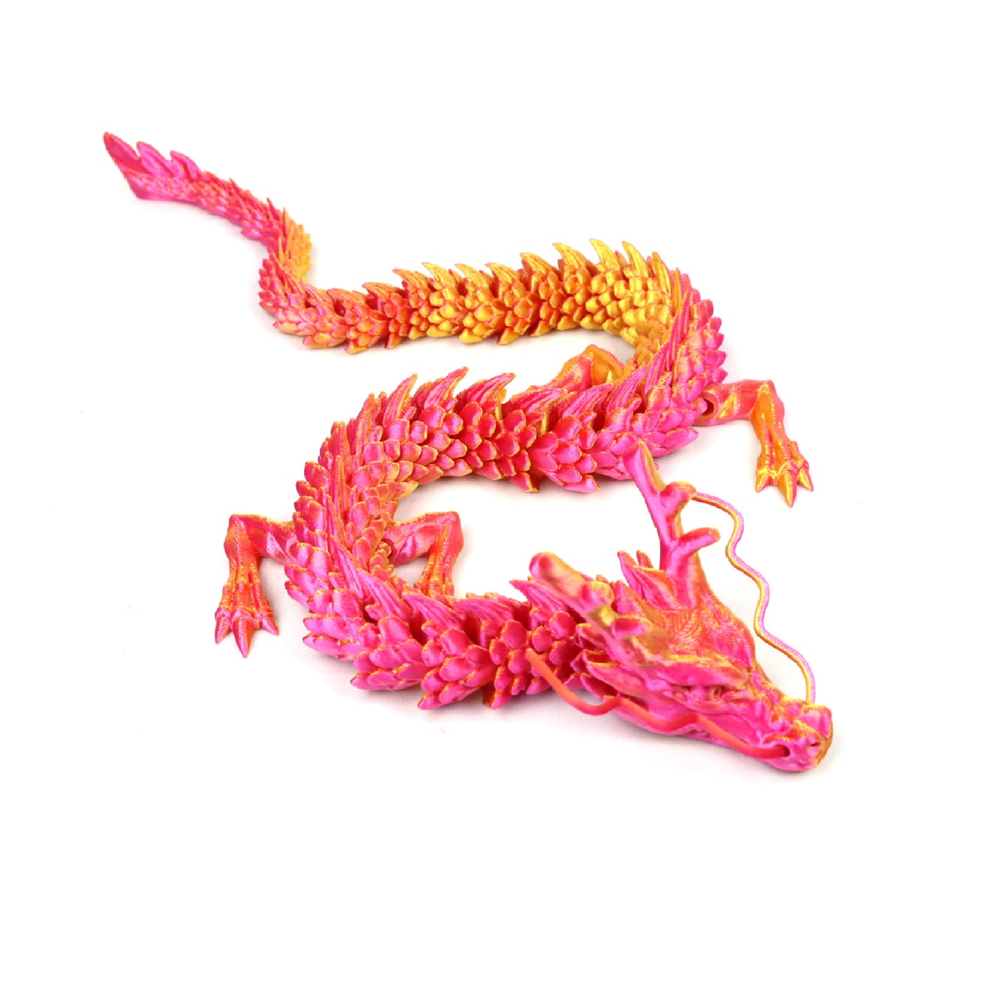 3D Printed Dragon Ornament Chinese Dragon Cross-border Dragon Egg 3D Printed Articulated Dragon Toy Figurine Gift Craft - SkyeDragon Gifts
