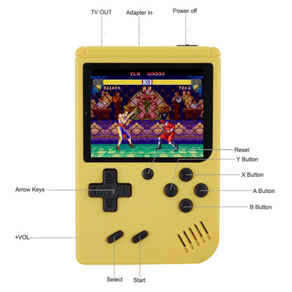 Children Retro Mini Portable Handheld Game Console Players 3.0 Inch 168 Built In Classic-FC Games Handheld Game player - SkyeDragon Gifts