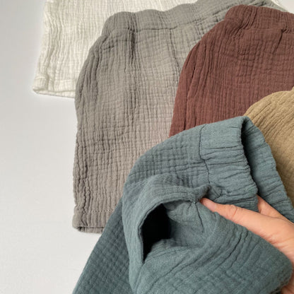 Cotton yarn side pocket shorts - SkyeDragon Gifts