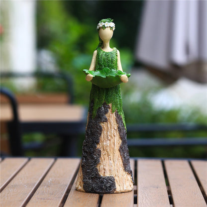 Forest flower fairy tabletop decoration ornaments
