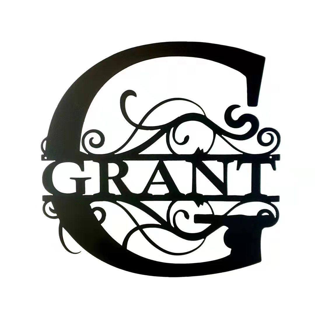Iron Letter Wall Decor Laser Cut Metal Art for Home Decoration