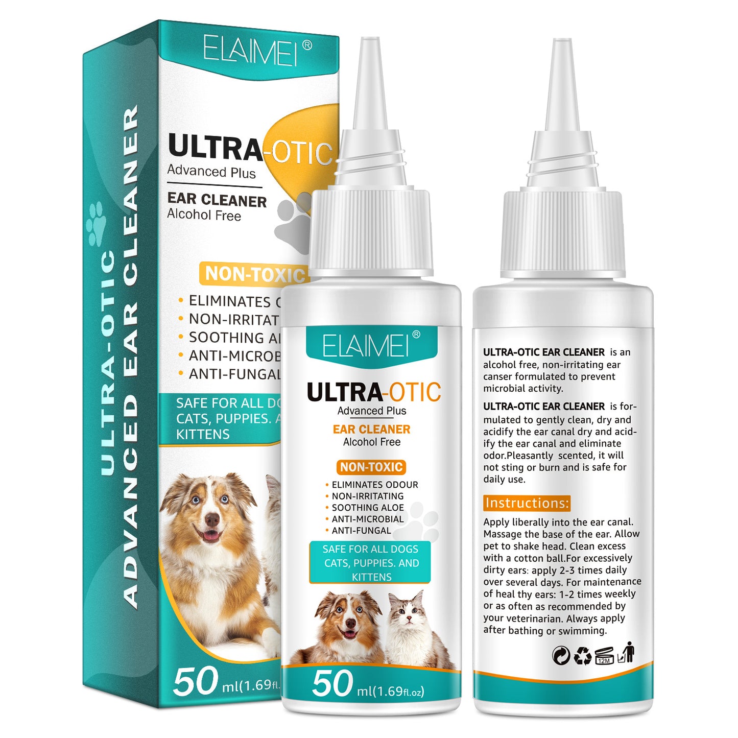 Pet Ear Cleaner 50ml - SkyeDragon Gifts