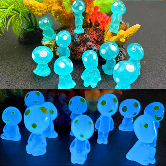 Glow Alien Plush Toy Tree Sprite Creative Miniature Landscape Fluorescent Ghost Princess Fluorescent Stone Nightlight Decor - SkyeDragon Gifts