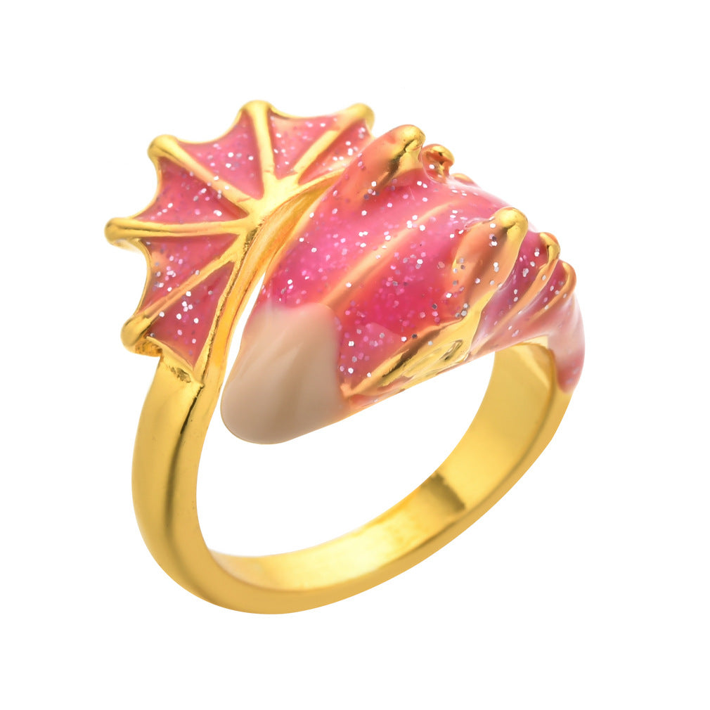 Jade Dragon Ring Lucky Finger Pet Ring Adjustable Opening Vintage Delicate Ring - SkyeDragon Gifts
