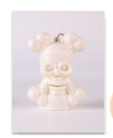 Halloween Skull Glow Night Light Creative Decoration Prop Party Atmosphere Lamp Scene Decoration
