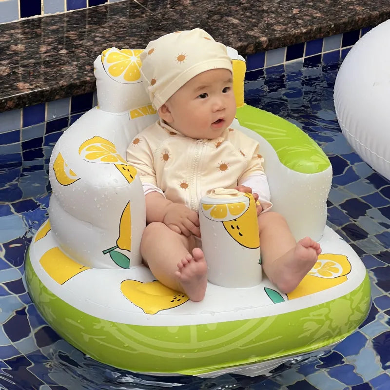 Inflatable Baby Chair — Safe & Supportive Seat for Dining & Bath (6–24 Months) - SkyeDragon Gifts