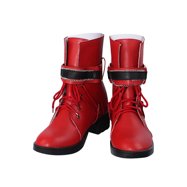 Final Fantasy Tifa Lockhart Cosplay Shoes Anime Chinese Style Halloween for men Game - SkyeDragon Gifts
