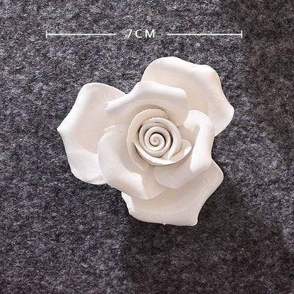 Ceramic 3D Wall Flowers - Hand-Painted Peony, Rose & Camellia Wall Decor for Wedding & Gift - SkyeDragon Gifts