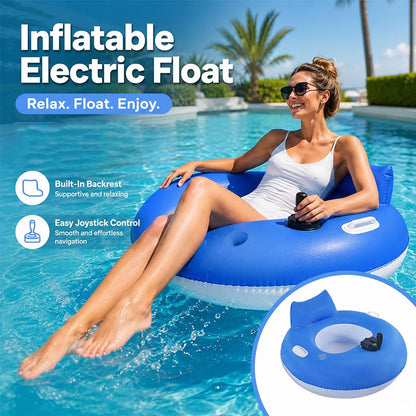 PowerFloat – Electric Propeller Inflatable Lounge Chair, Hands-Free Pool & Lake Cruiser