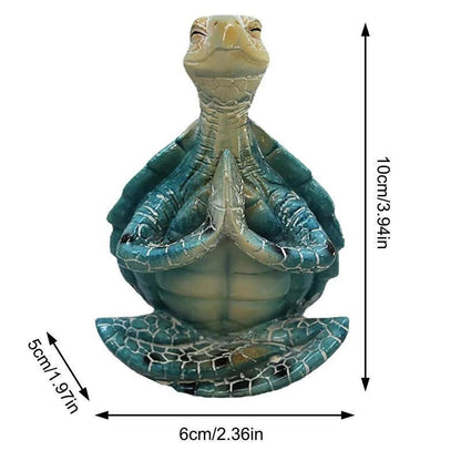 Resin decorative ornaments, meditation on sea turtles, turtle animal statues, decorations, resin crafts