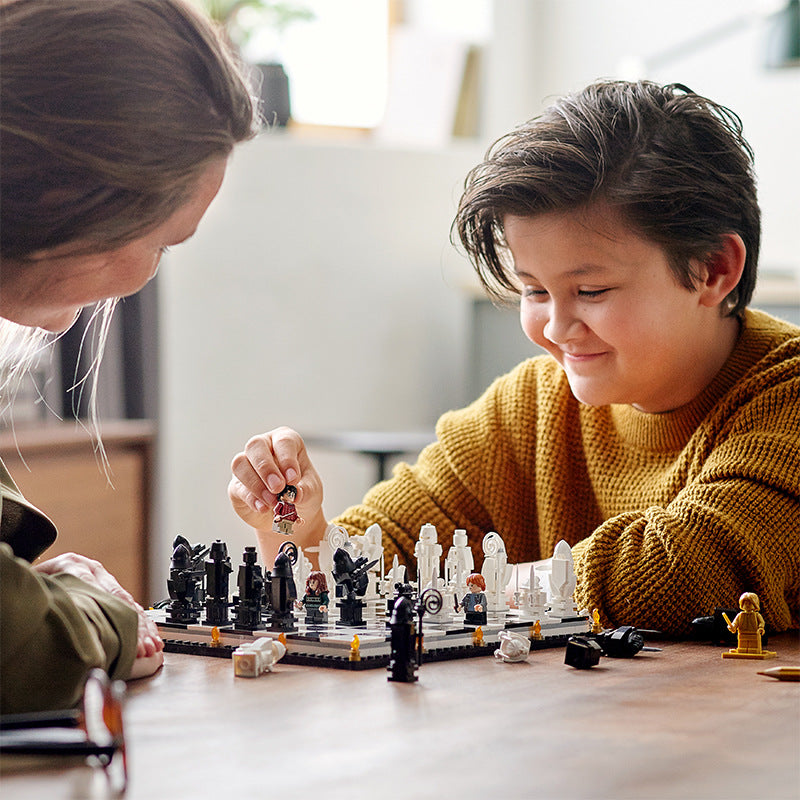 Lego Blocks Harry Potter Chessboard Hogwarts Wizard Chess Magic Chess Assembled Boy Toys - SkyeDragon Gifts