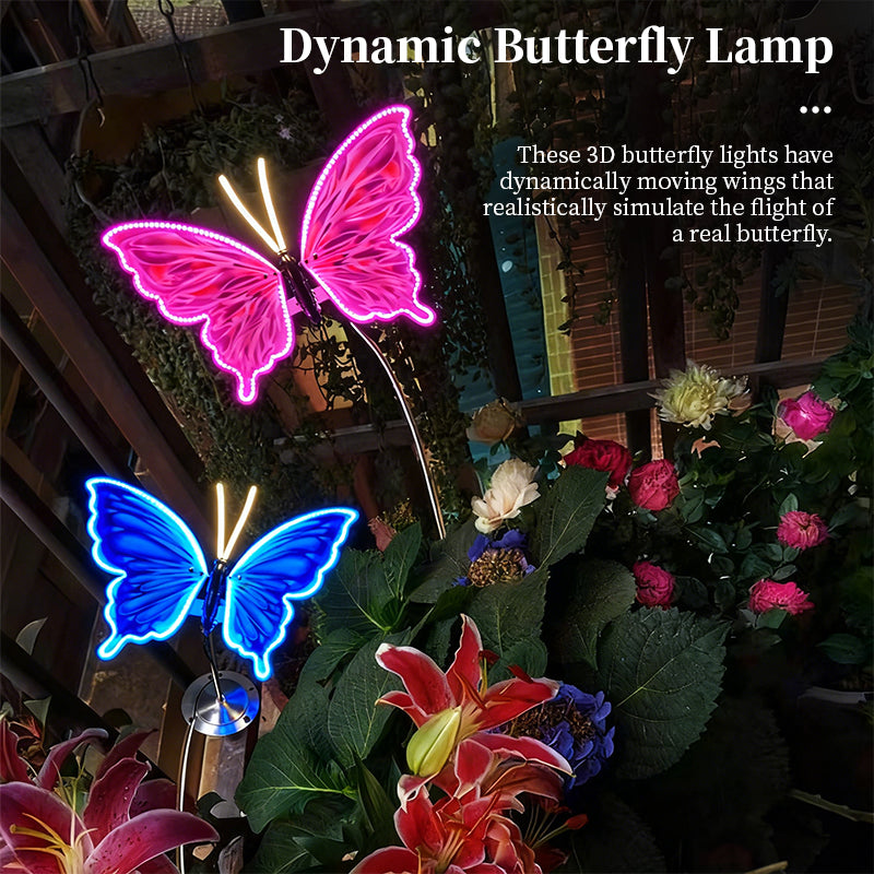 Automatic Fluttering Butterfly Lights with Realistic Wings | LED Fairy Decor for Wedding & Party