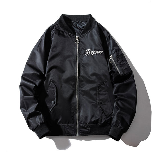 Harajuku Style Dragon Tiger Embroidery Jacket MA-1 Flight Jacket Baseball Uniform Outerwear Unisex - SkyeDragon Gifts