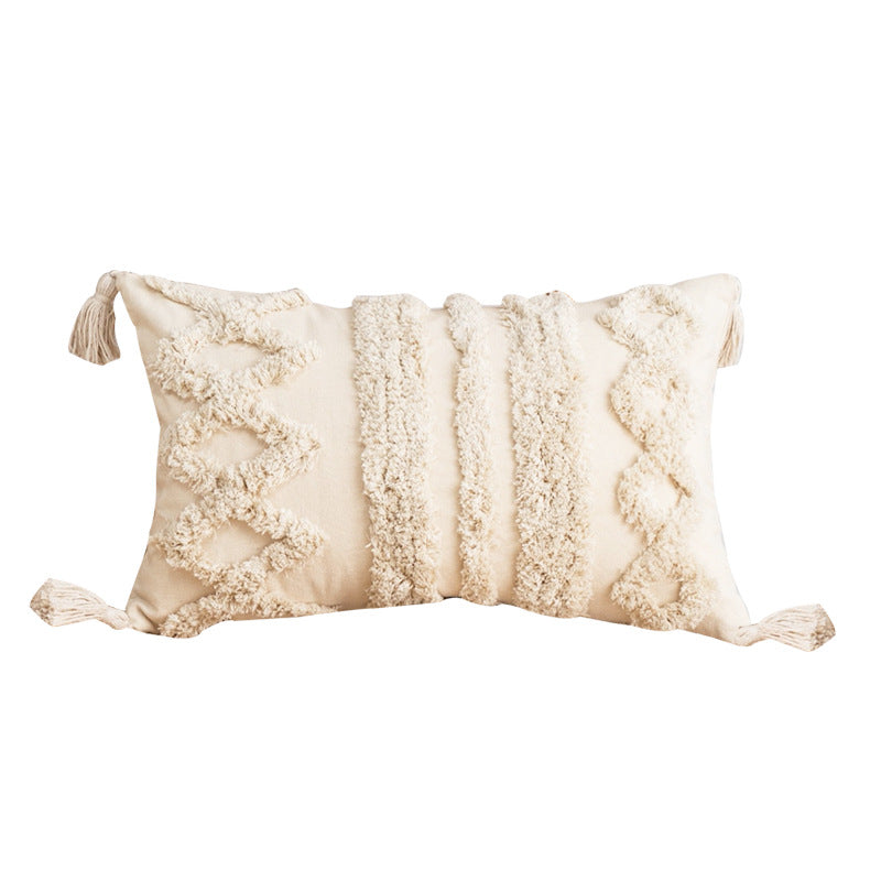 Nordic Tufted Geo Pillow Cover